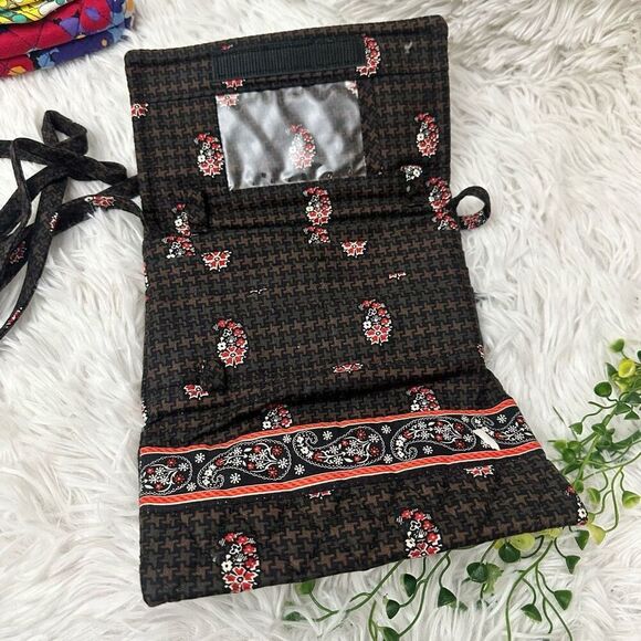 Vera Bradley 3 Piece Assorted Lot Mini wallets & Foldable Crossbody Bag Retired - Picture 8 of 11